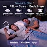DreamyBlue Signature Adjustable Shredded Memory Foam Pillow with Bamboo Rayon Cover