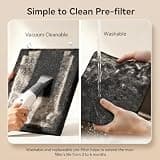 Meowant Dual True HEPA Pet Air Purifier with Solid Activated Carbon Pellets
