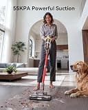 Upgraded 55KPA High-Power Cordless Stick Vacuum Cleaner with 70-Min Runtime