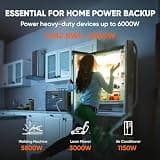 Jackery Explorer 2000 Plus Portable Power Station 2042Wh LFP Battery with AC Cable