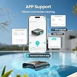 Aiper EcoSurfer S2 Solar Powered Robotic Pool Skimmer with 150-Micron Filter & App Control