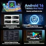 Android 16 Tablet 11-Inch FHD Display with Unisoc T7250 CPU and Gemini AI
