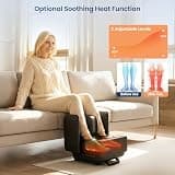 Comfier 2-in-1 Heated Shiatsu Foot and Calf Massager with Air Compression