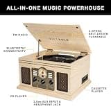 Victrola The Quincy 6-in-1 Bluetooth Record Player & Multimedia Center