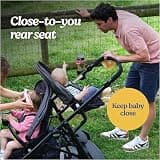 Graco Ready2Grow 2.0 Versatile Double Stroller with Bench Seat and Stand